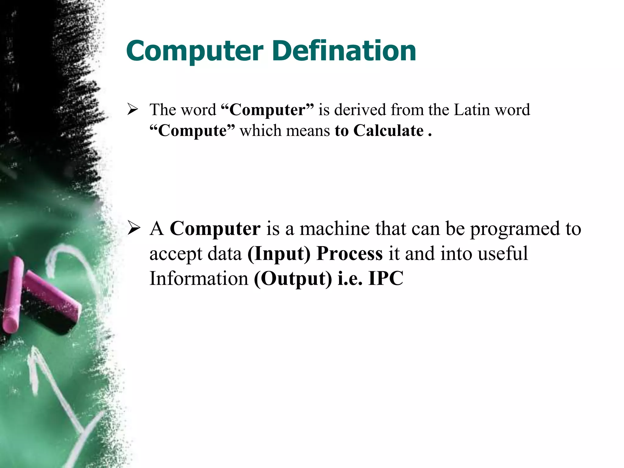 Introduction to computer system | PPTX