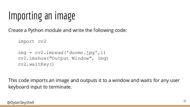 Introduction to Computer Vision using OpenCV