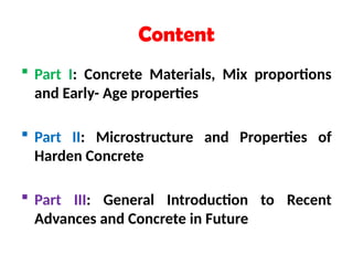 Introduction of Concrete in Civil Engineering Industry | PPTX