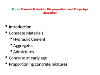 Introduction of Concrete in Civil Engineering Industry | PPTX