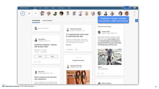 IBM Collaboration Solutions | © 2017 IBM Corporation | 34
Notification Center available
everywhere in IBM Connections
 