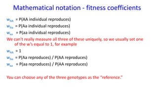 Introduction to conservation genetics and genomics | PPTX