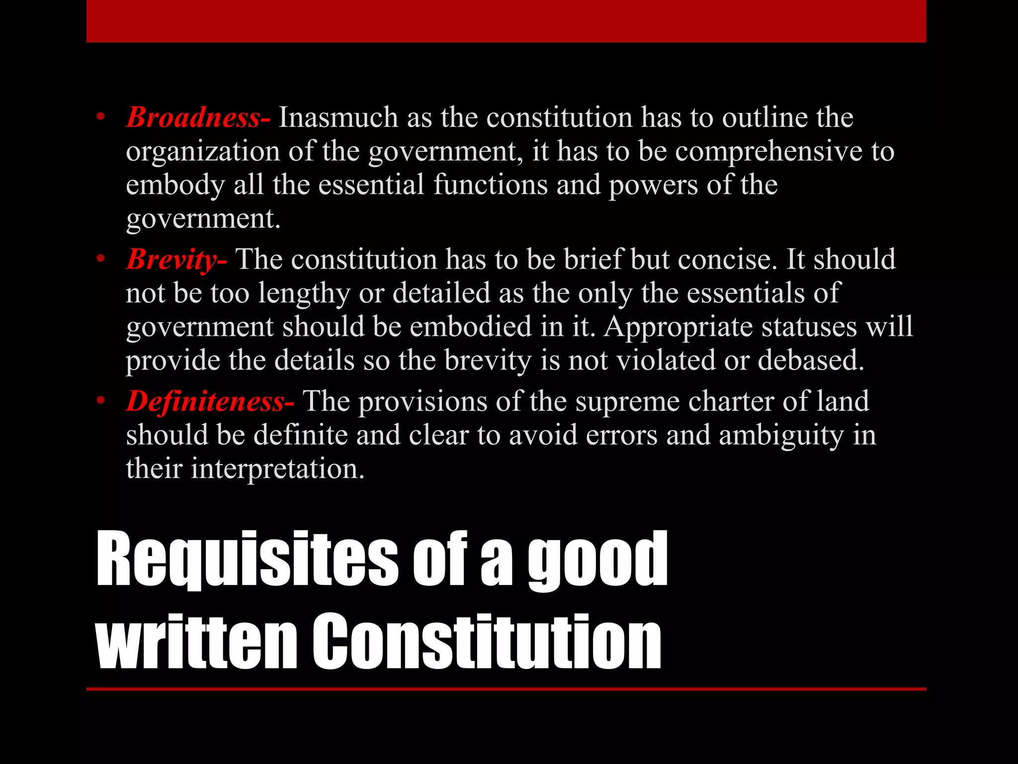 Introduction to constitution | PPT