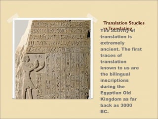 Contemporary Translation Introduction to contemporary translation studies | PPT