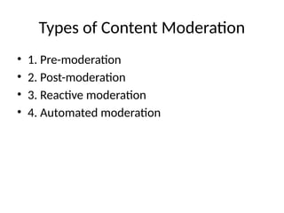 Introduction_to_Content_Moderation and kulkarni earning | PPTX