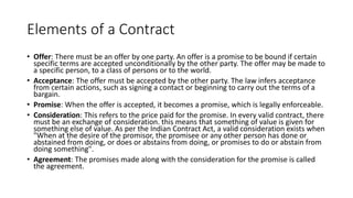Introduction to Contract Law in India | PPTX