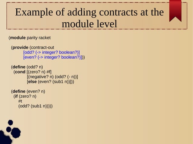 Introduction to Contracts and Functional Contracts | PPT