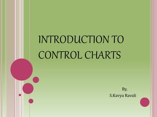 Introduction to control charts | PPTX