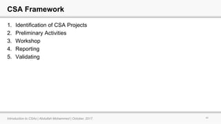 Introduction to Internal Controls and Control Self-Assessments (CSA) | PPTX
