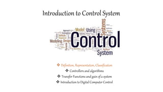 Introduction to control system 1 | PPTX