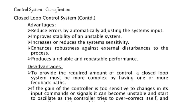 Introduction to control system 1 | PPTX