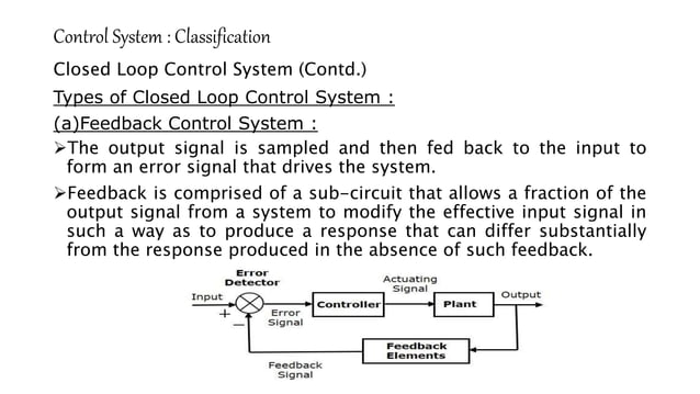 Introduction to control system 1 | PPTX