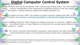 Introduction to Digital Computer Control System | PPTX