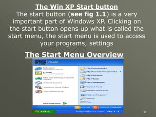 Wn Xp Start Button Introduction to coputer.ppt