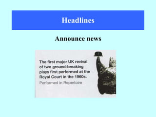 Headlines Announce news 