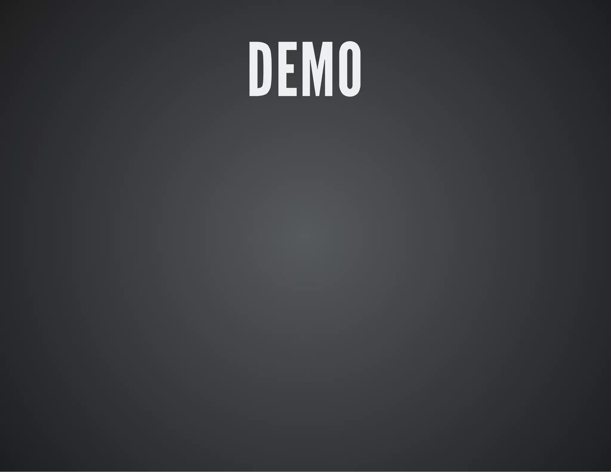 DEMO
 