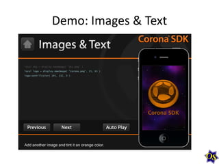 Demo: Images & Text

 