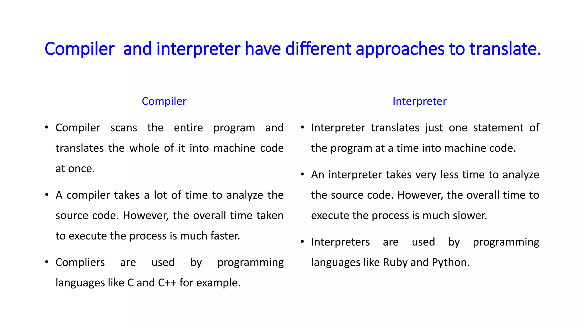 Programming languages | PPT