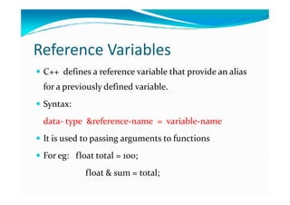 Introduction to C++ | PDF