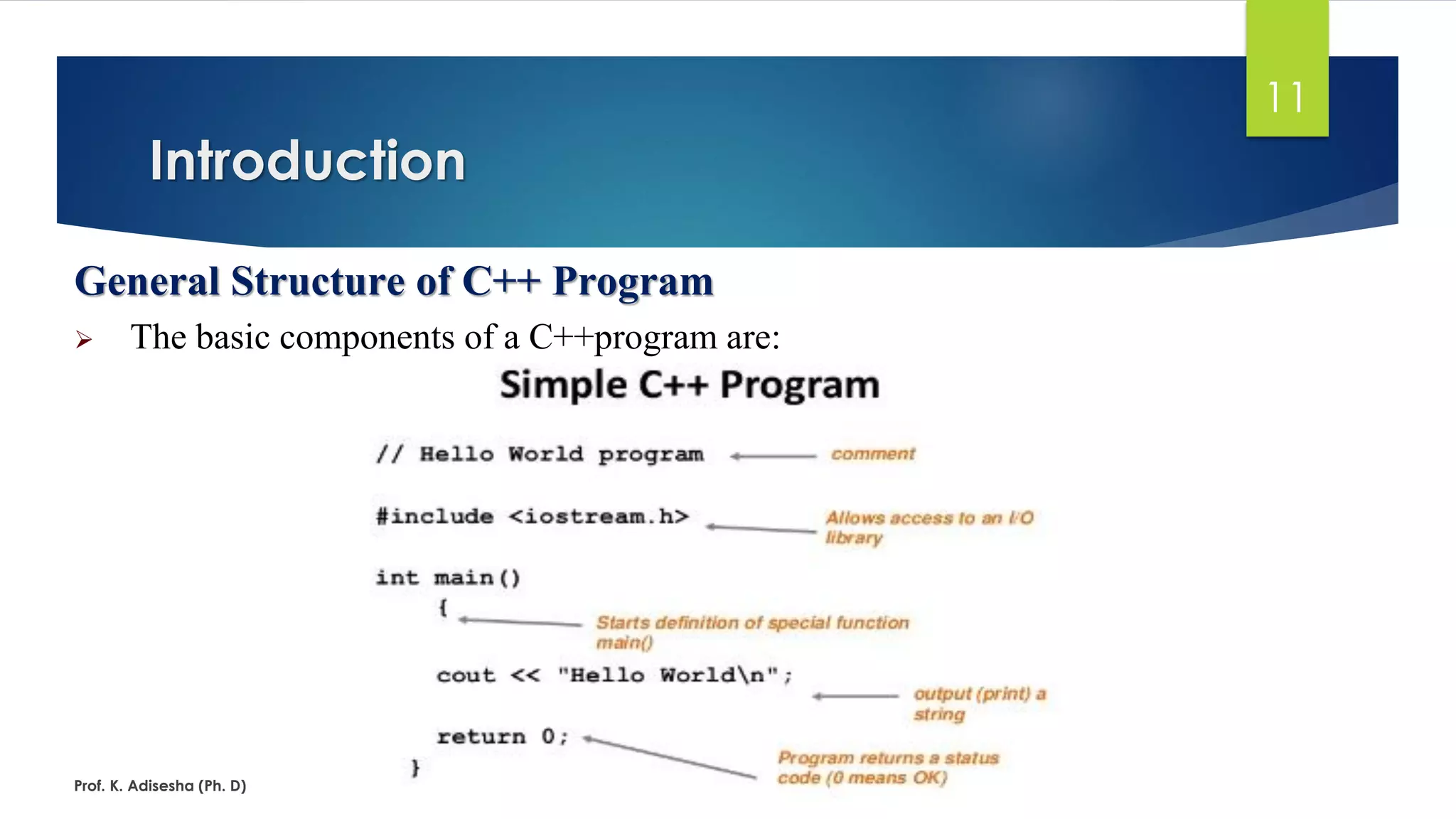 Introduction to c++ ppt 1 | PDF