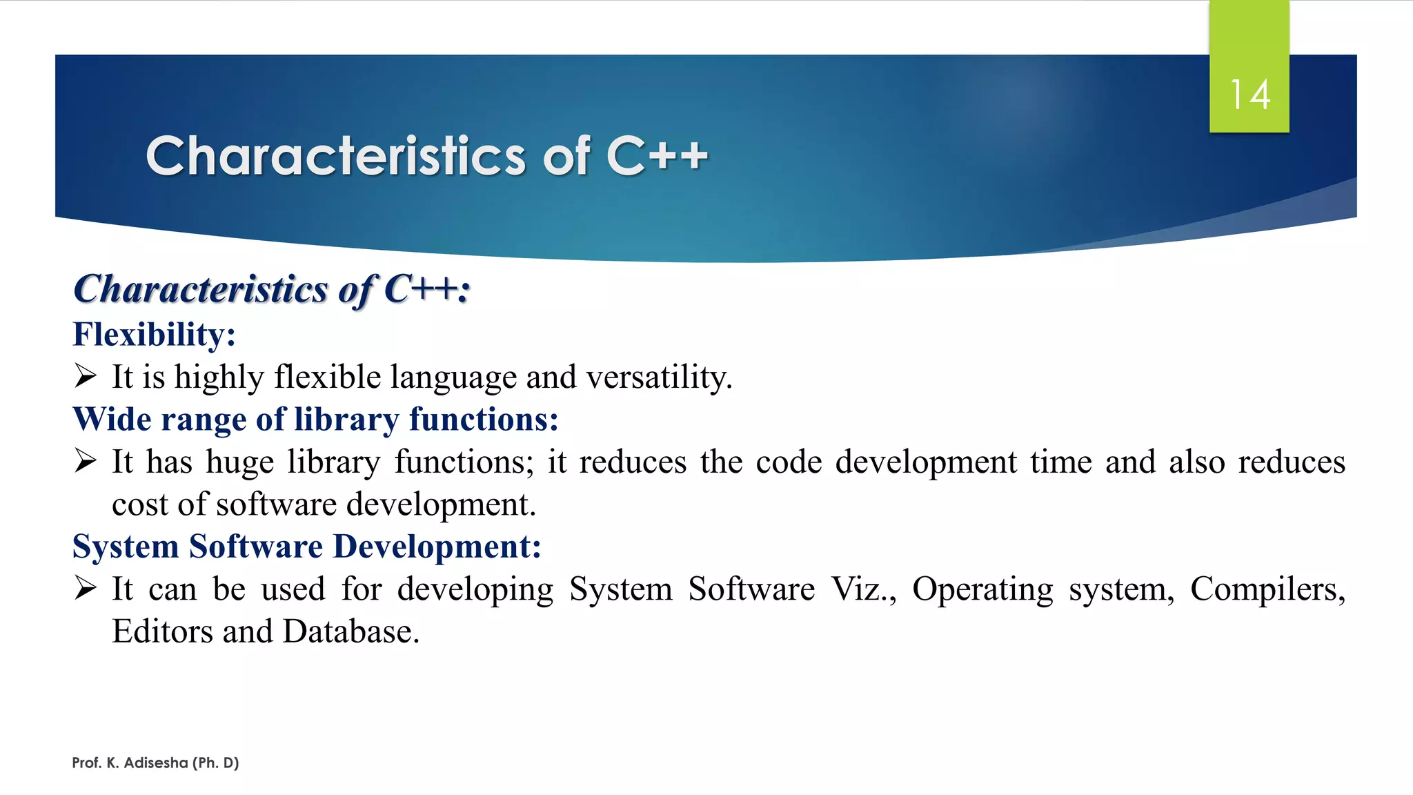 Introduction to c++ ppt 1 | PDF