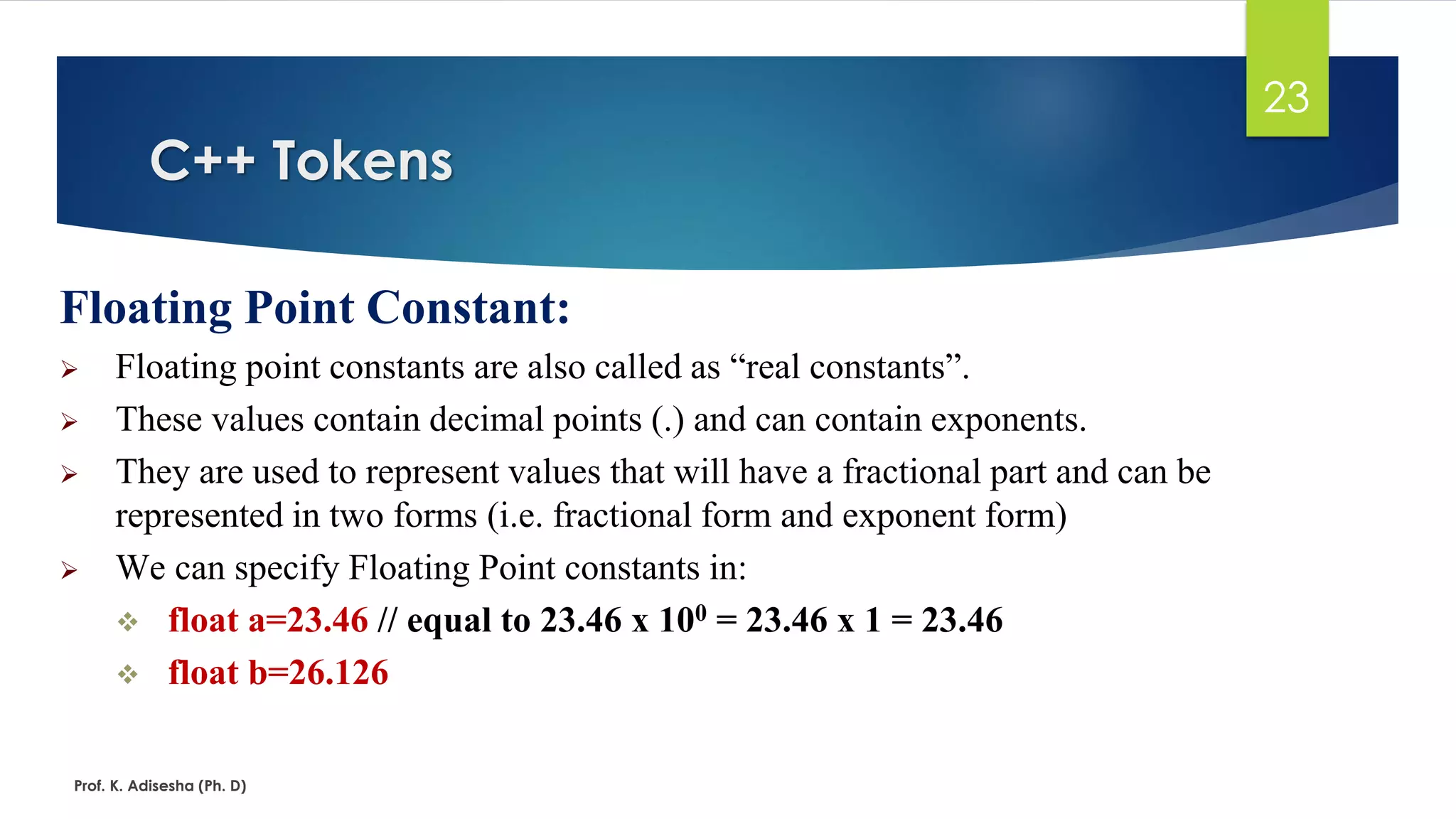 Introduction to c++ ppt 1 | PDF