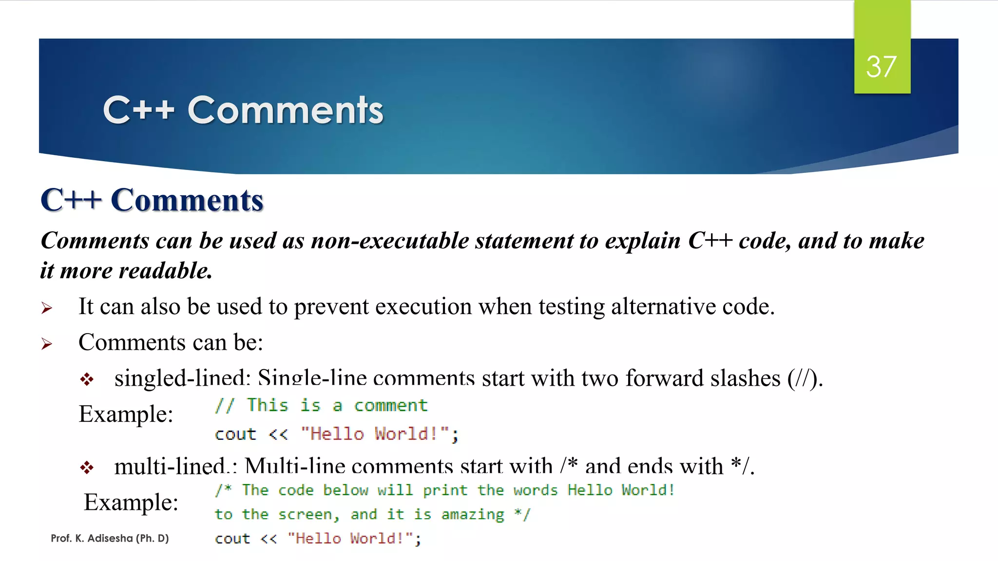 Introduction to c++ ppt 1 | PDF