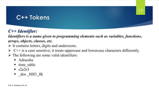 Introduction to c++ ppt 1 | PDF