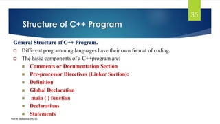 Introduction to c++ ppt 1 | PDF