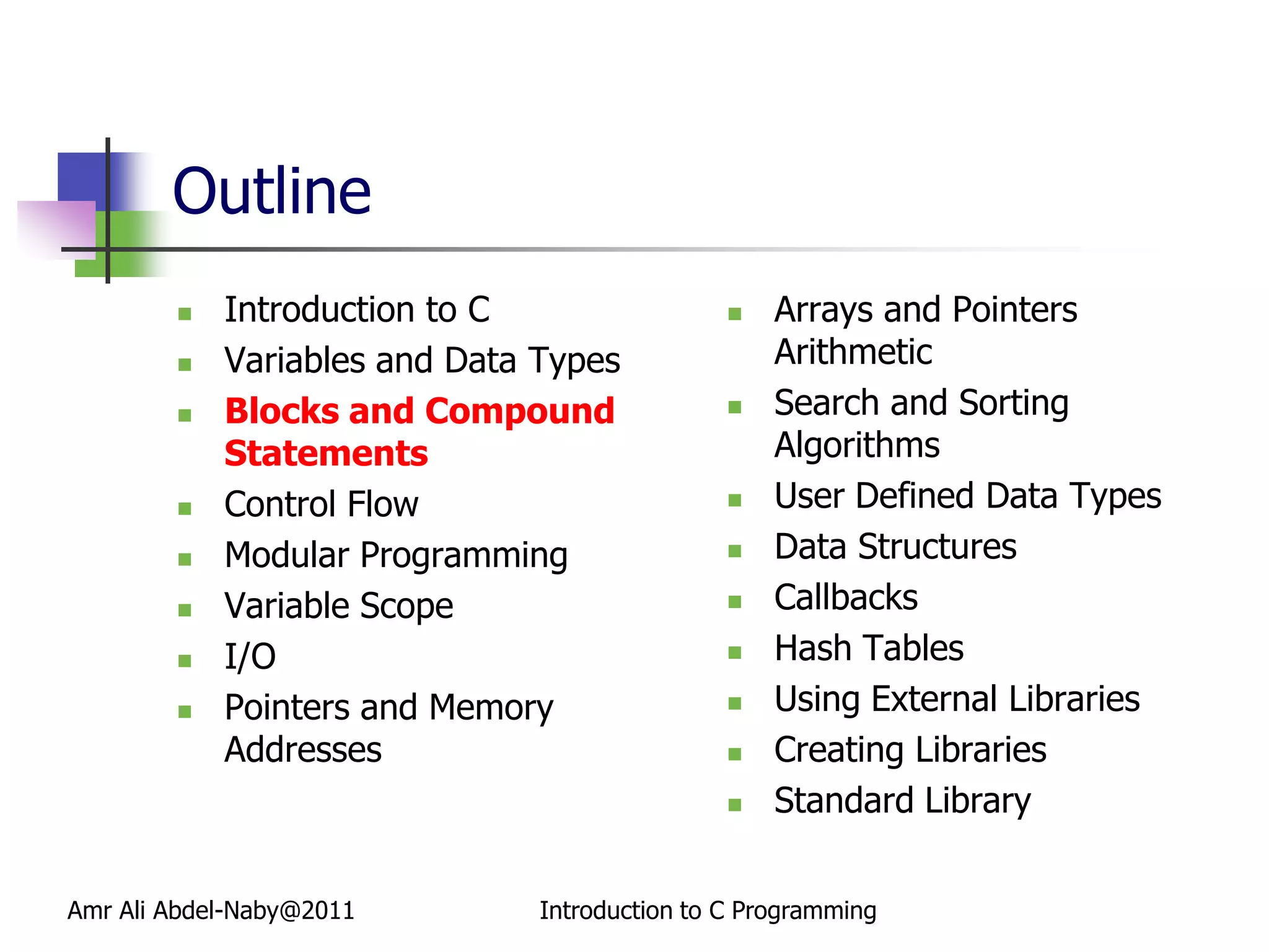 Introduction to C Programming | PPT