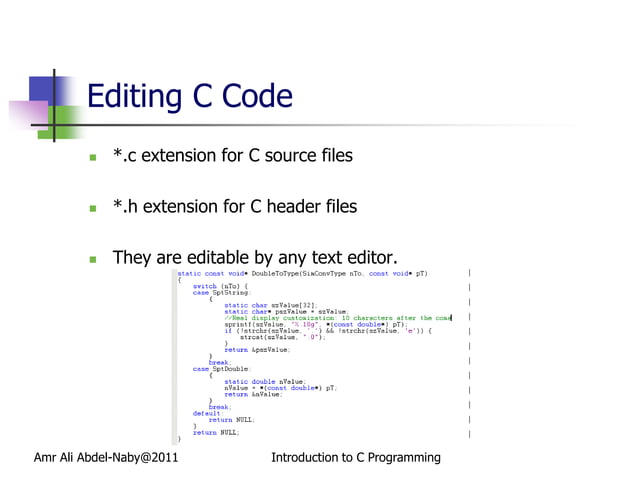 Introduction to C Programming | PPT