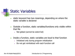 Introduction to C Programming | PPTX