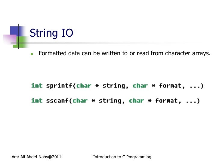 Introduction to C Programming
