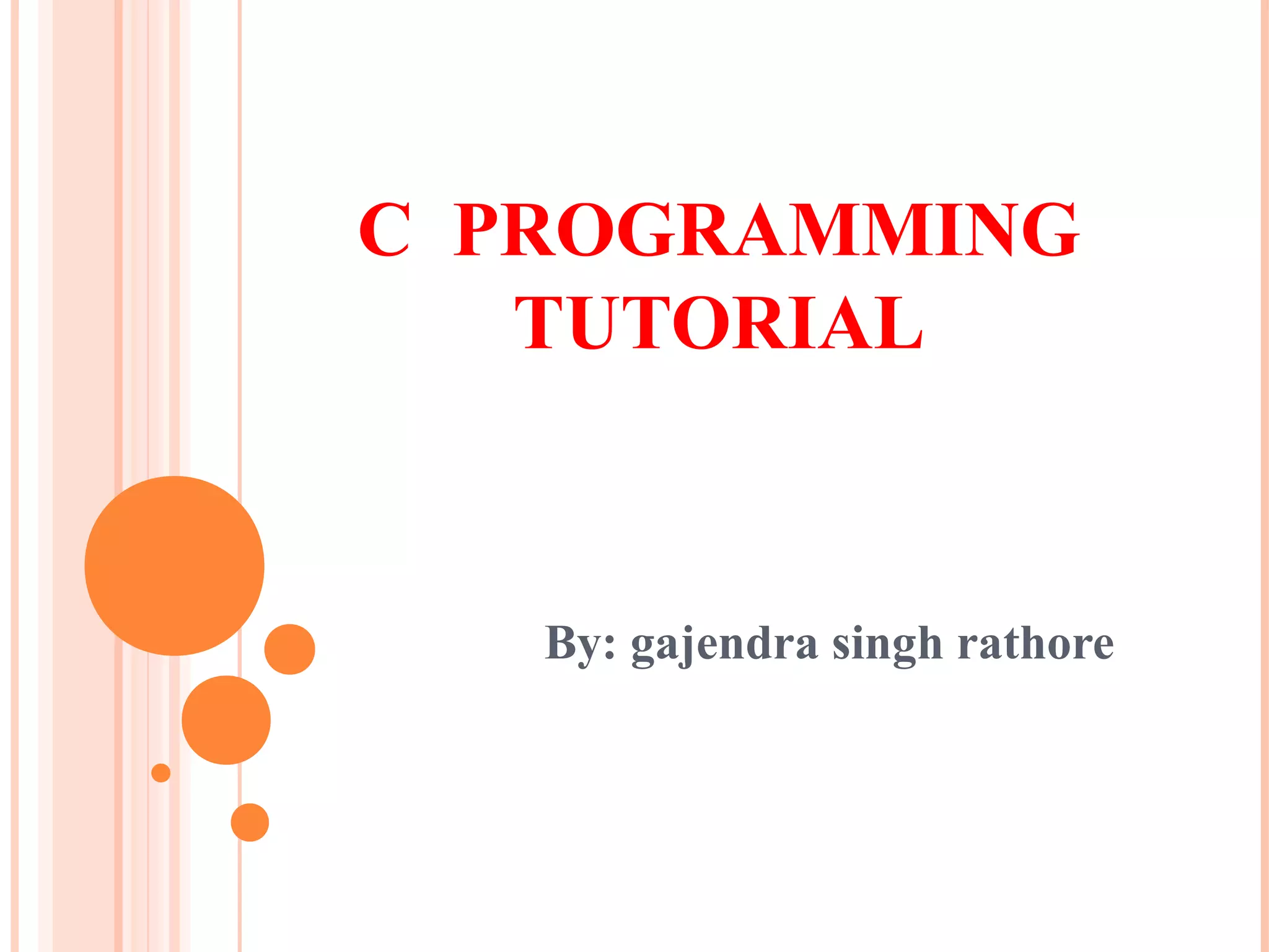 Introduction to c programming | PPT | Programming Languages | Computing