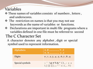 Introduction to c programming | PPTX