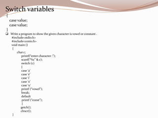 Introduction to c programming | PPT | Free Download