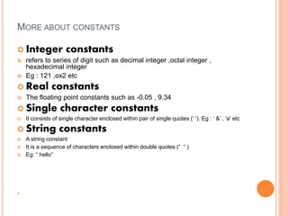 Introduction to c programming | PPT