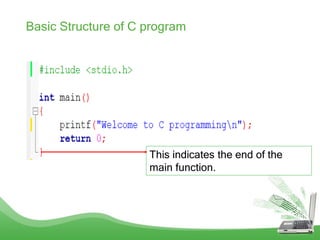 SPL 3 | Introduction to C programming | PPT