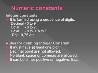 Introduction to c programming | PPT