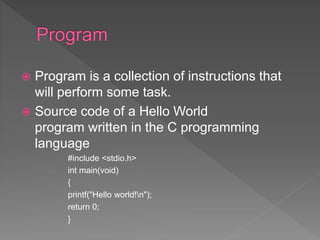 Introduction to c programming | PPTX | Programming Languages | Computing