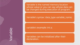 Introduction to C Programming: History, Applications, Variables, and ...