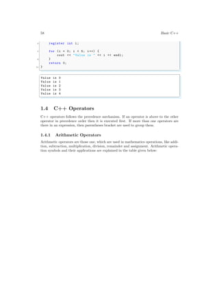 Notes for C++ Programming / Object Oriented C++ Programming for MCA ...