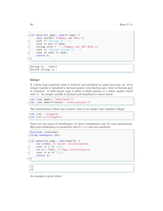 Introduction to c++ (cpp) | PDF