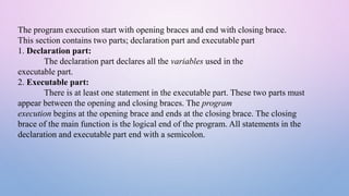 Introduction to C Programming Language.pptx | Programming Languages ...