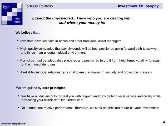 Introduction To Craven Capital Llc Introduction To Craven Capital Llc