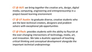 Introduction to Creative Technologies 2020 Part 1 | PPTX