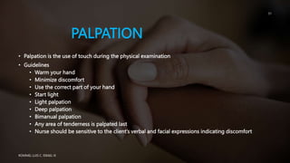 Palping SCOPE OF CRITICAL CARE ORGANIZATION | PPTX