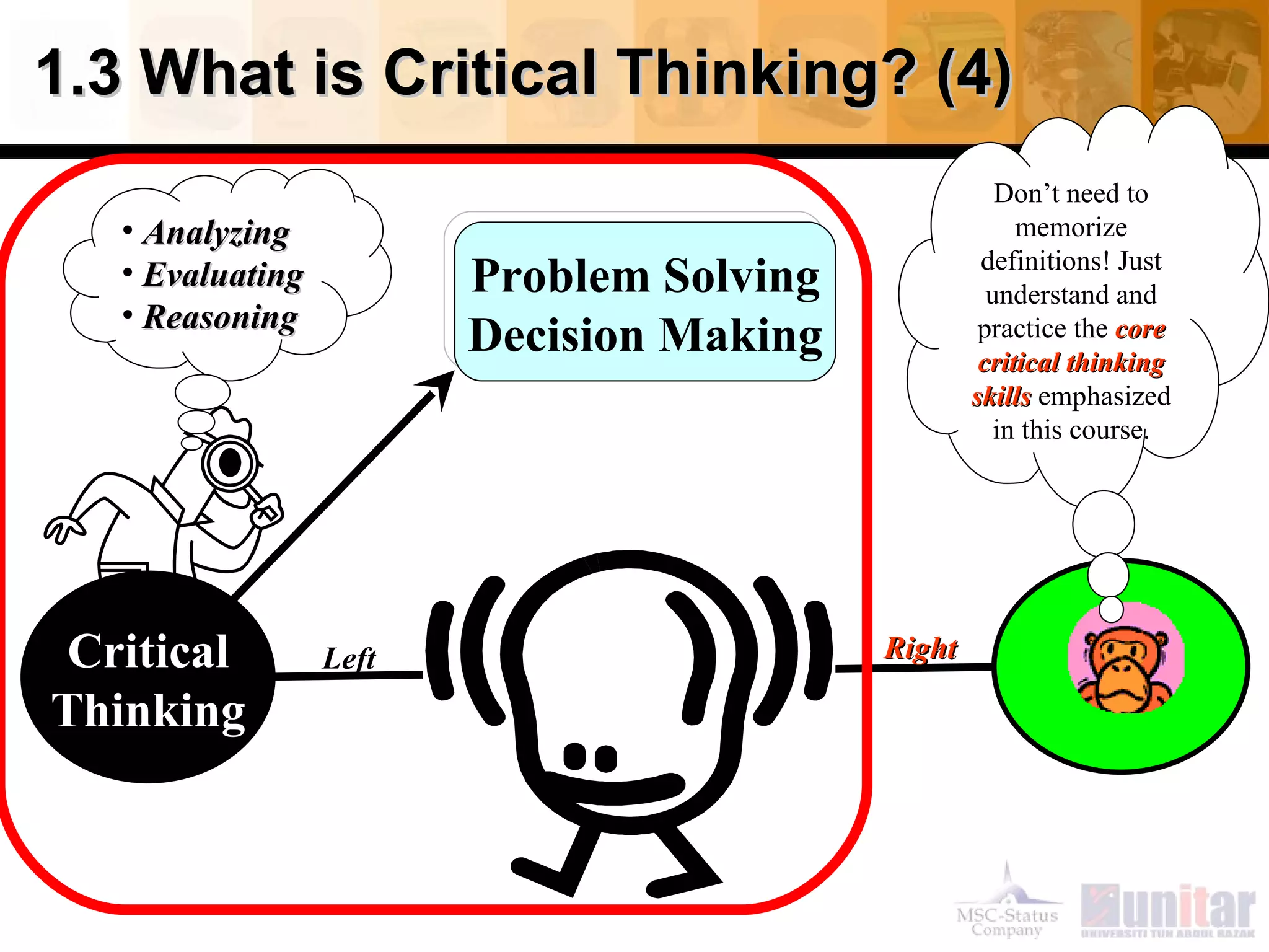 Introduction To Critical Thinking | PPT