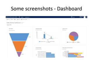 Some screenshots - Dashboard
 