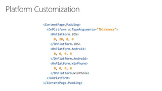 Platform Customization
 